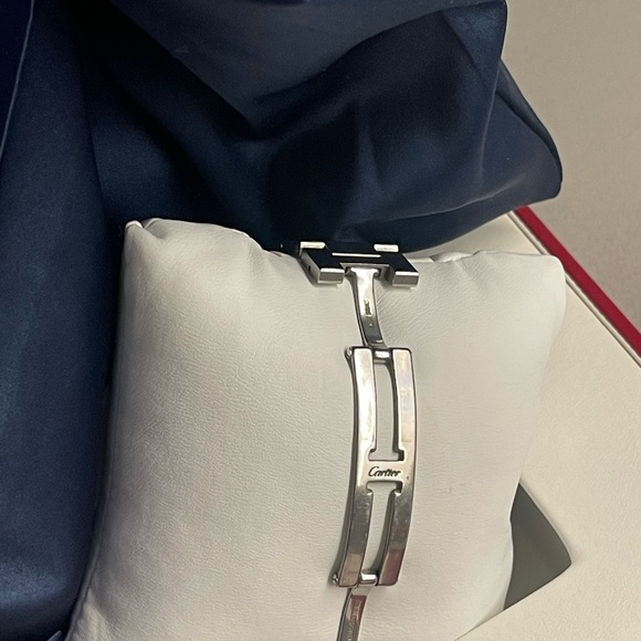 🤩😍Cartier Pasha with diamond bezel unisex stainless steel 35mm😍🤩 - Picture 6 of 14